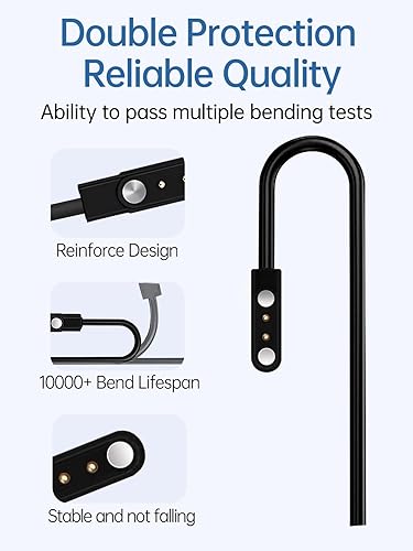 Miniatura 4 de Magene H613 - Cable de carga para monitor de frecuencia cardíaca Magene H613, correa de pecho para monitor de frecuencia cardíaca Magene H613, (2