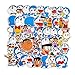 TD ZW 60 Pcs Bande Dessinée Doraemon Autocollants pour Autocollant Étanche Ordinateur Portable Moto Bagages Snowboard Autocollant De Voiture Pegatina
