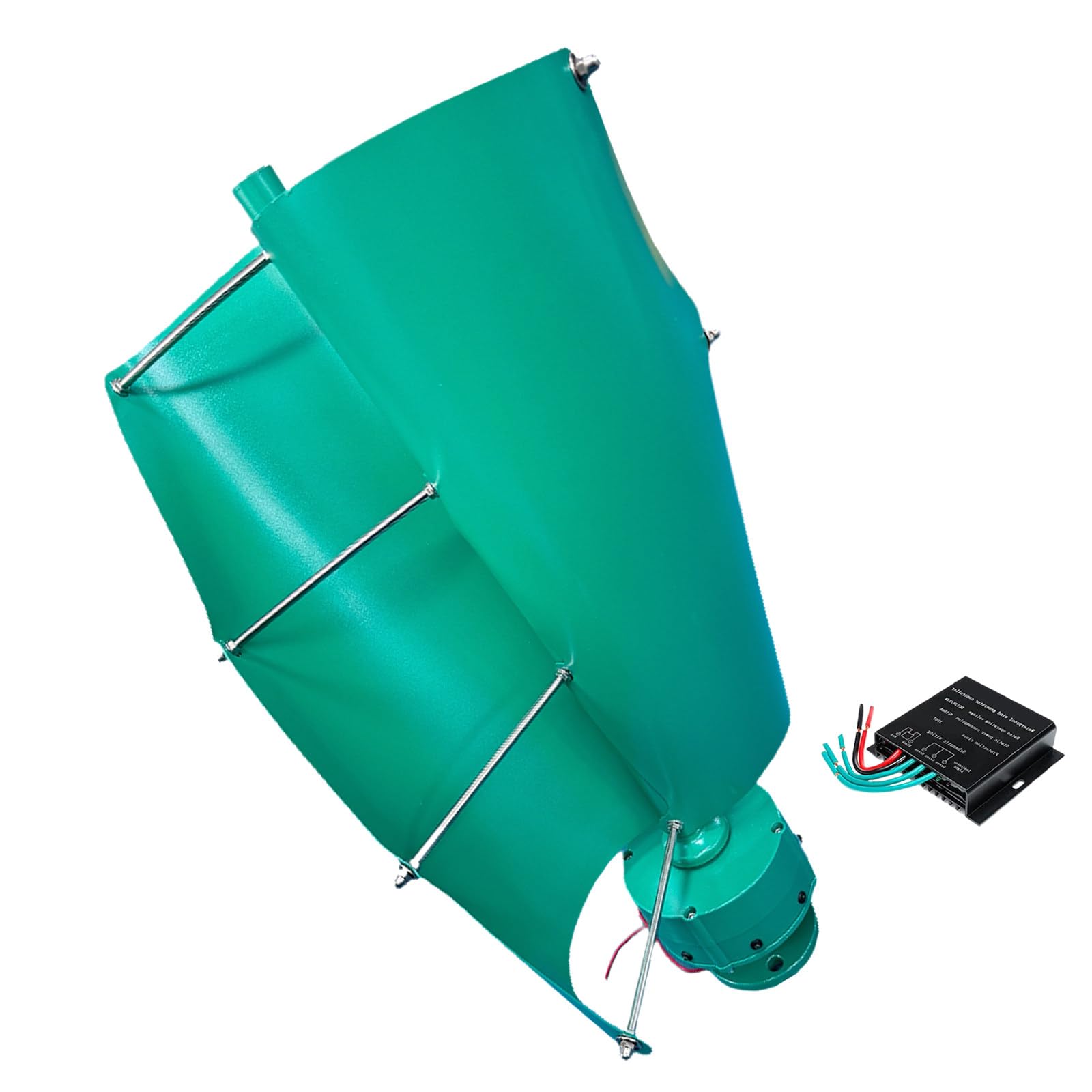 12000 W, wolnostojący, pionowy generator wiatru, kontroler ładowania MPPT, 3-fazowy generator PMSG, zasilacz DC 12 V/24 V/48 V do domu, kampera, łodzi, kabiny