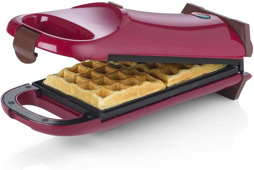 Giles & Posner EK2067 700W Electric Flip Over Waffle Maker for Fun Cooking