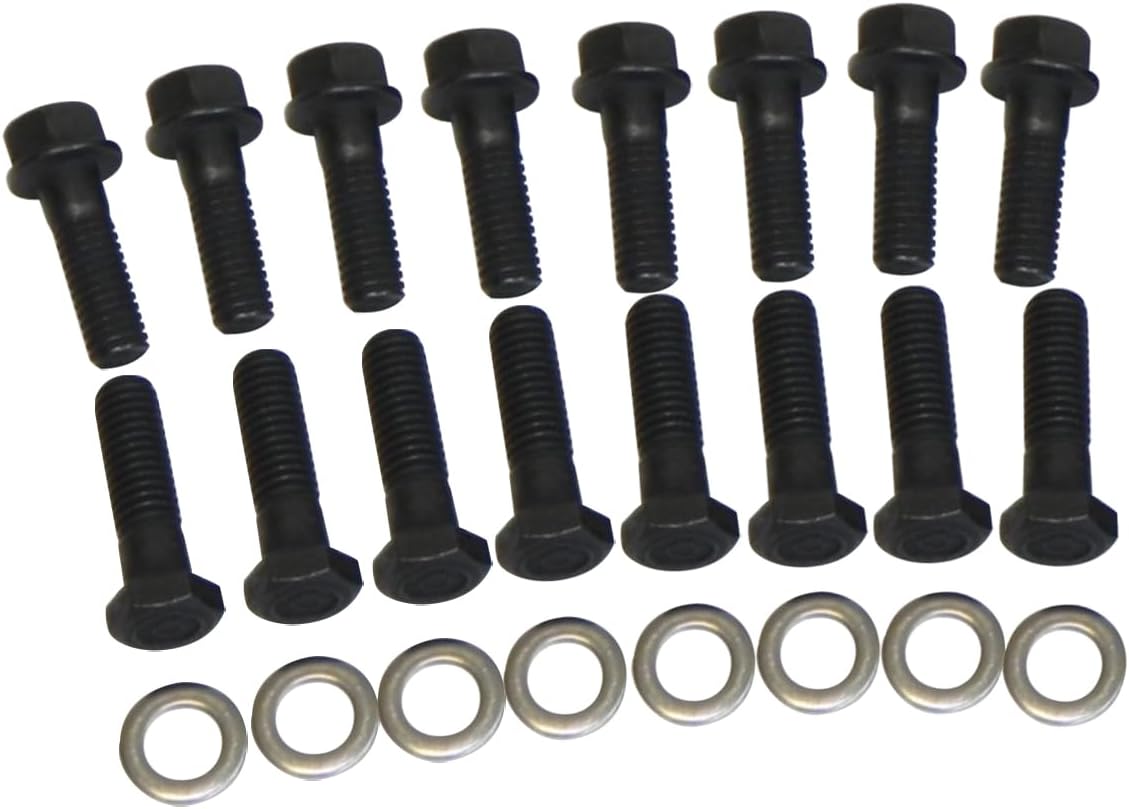 Inline Tube Compatible with 1968-1972 Chevrolet Big Block Exhaust Manifold Bolt Kit 24pc