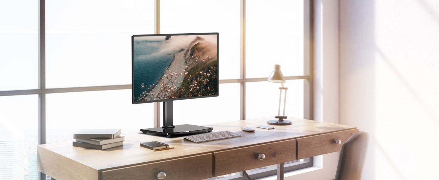 Amazon.com: MOUNT PRO Single Monitor Stand Fits Max 32 inch Screen