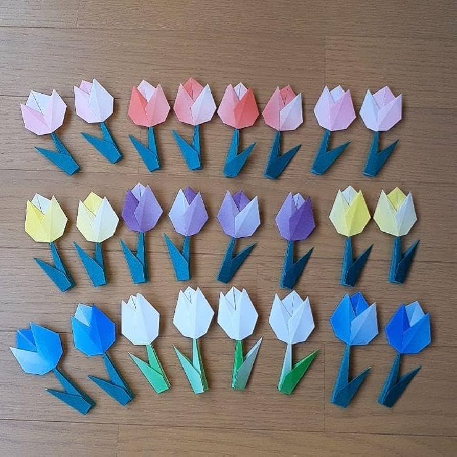 ちさしま様専用ページ】たんぽぽ&さくら&チューリップ 折り紙