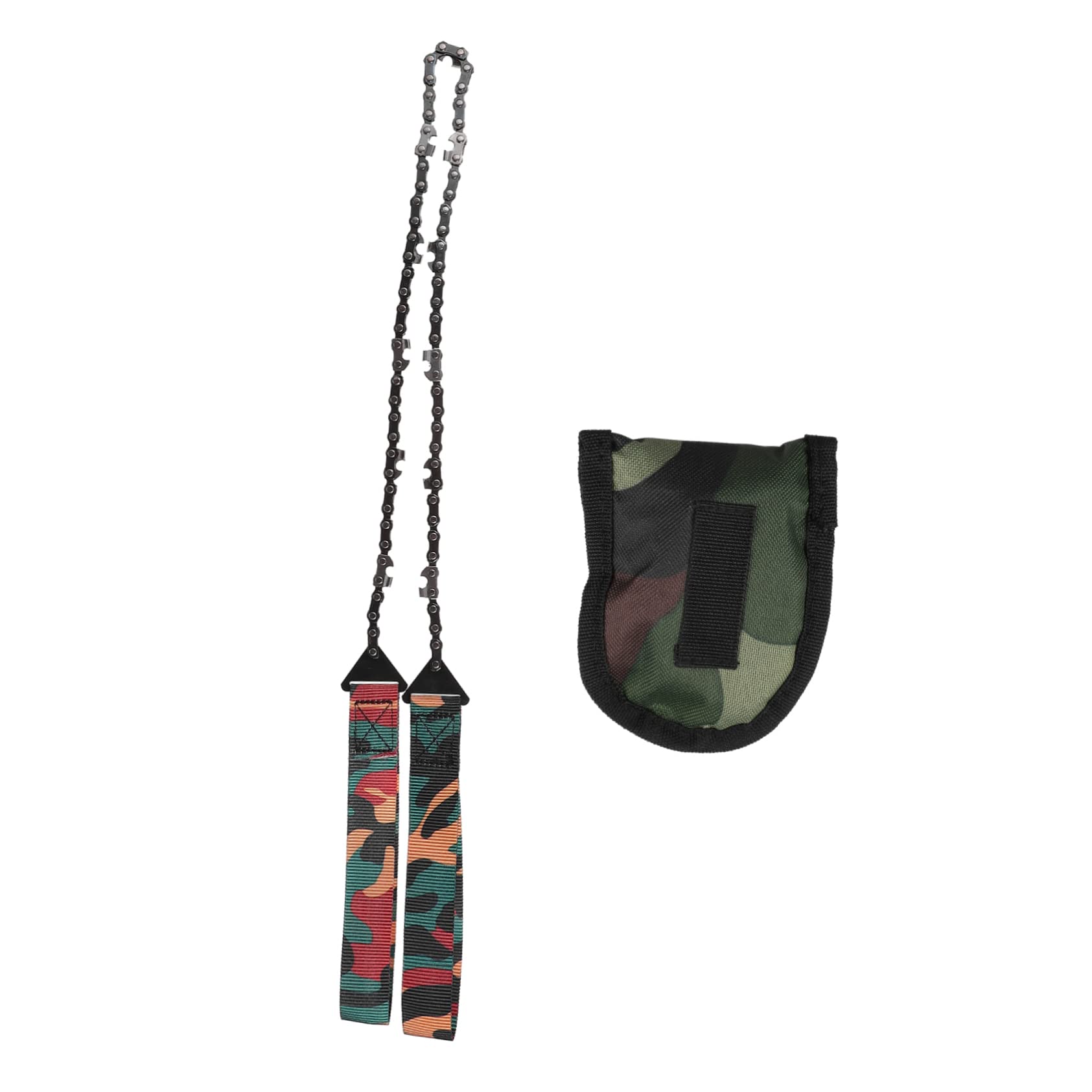 2 Pezzi Seghetto Manuale da Attrezzo Portatile per Escursionismo Leggero e Compatto con Manici Intrecciata Include per Trasporto e Utilizzo Facile per Sopravvivenza Outdoor