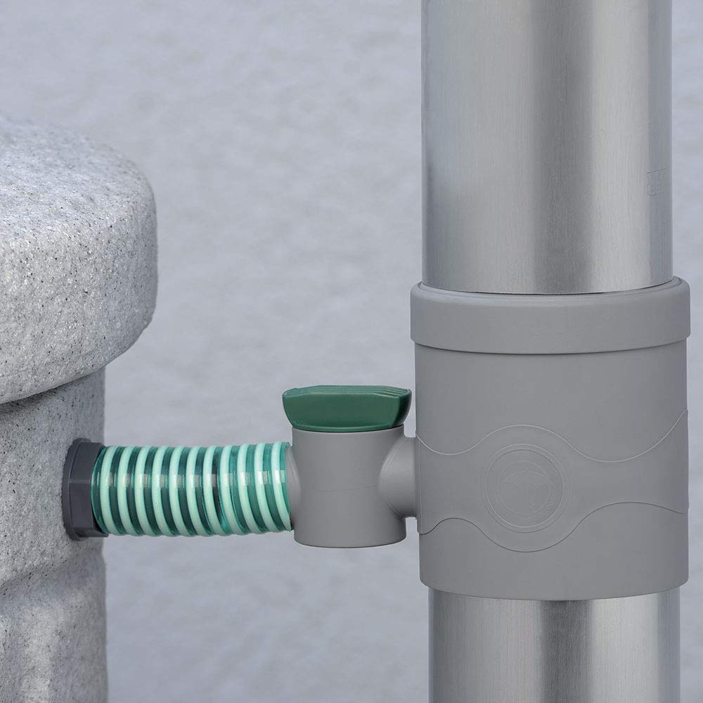 Sammelfilter/Regenwassersammler REWATEC 68 bis 100 mm grau