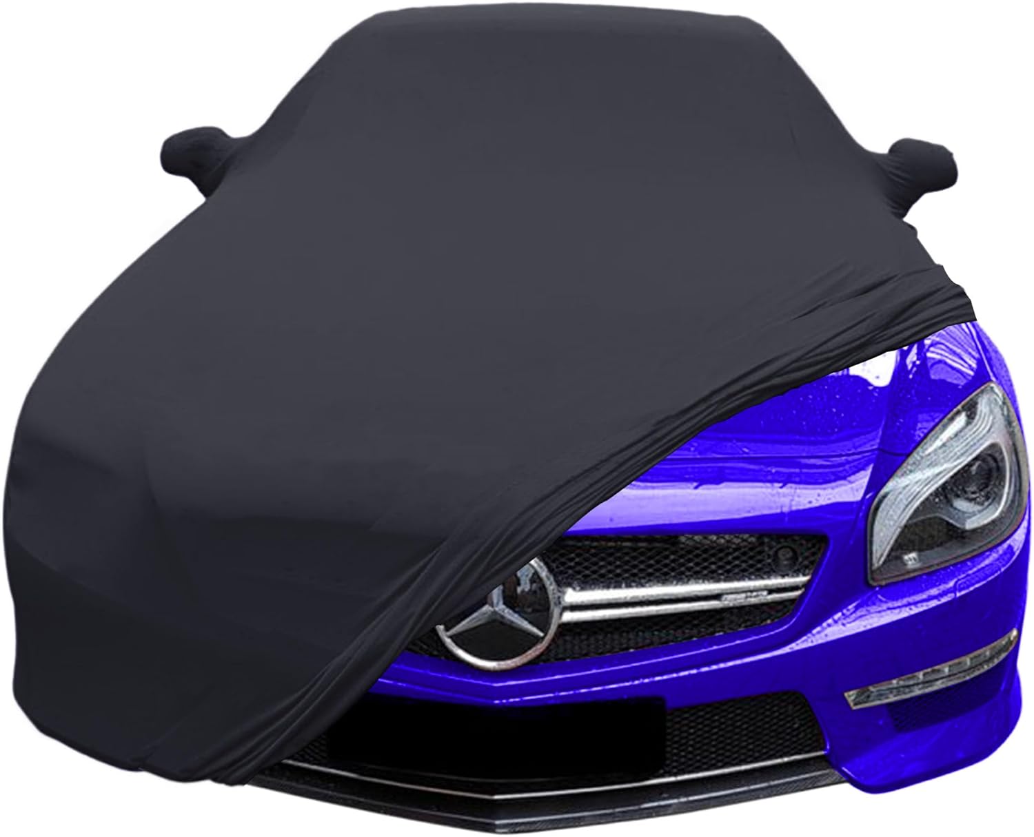 Indoor Dustproof Car Storage Cover Compatible with Mercedes Benz SL-Class 2009-2024 Accessories for Underground Garage Car Show Protection（SL400 SL450 SL550 SL63 SL65 ）