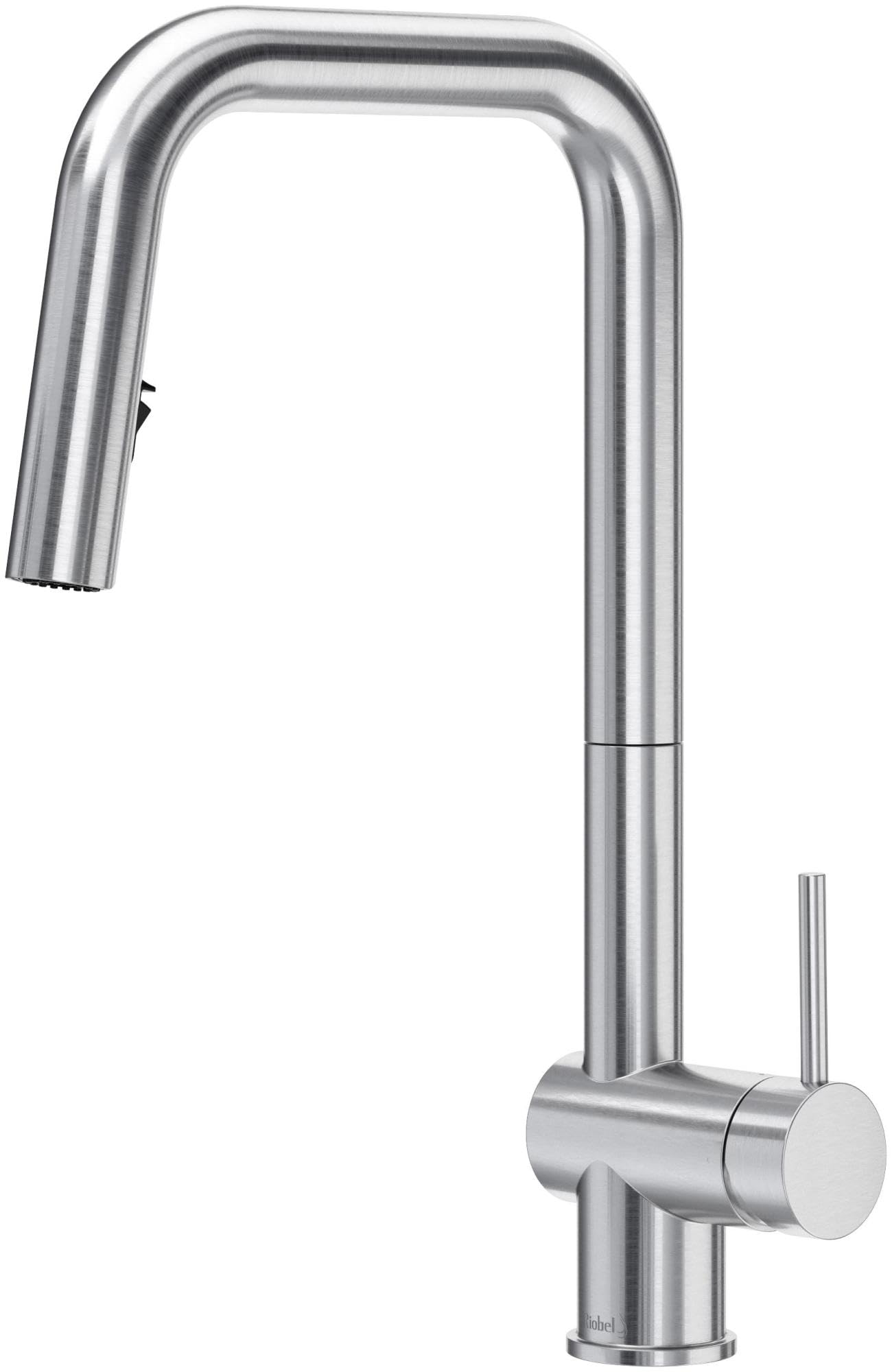 Riobel AZSQ201 Azure 1.5 GPM Single Hole Pull Down Kitchen Faucet - Stainless Steel