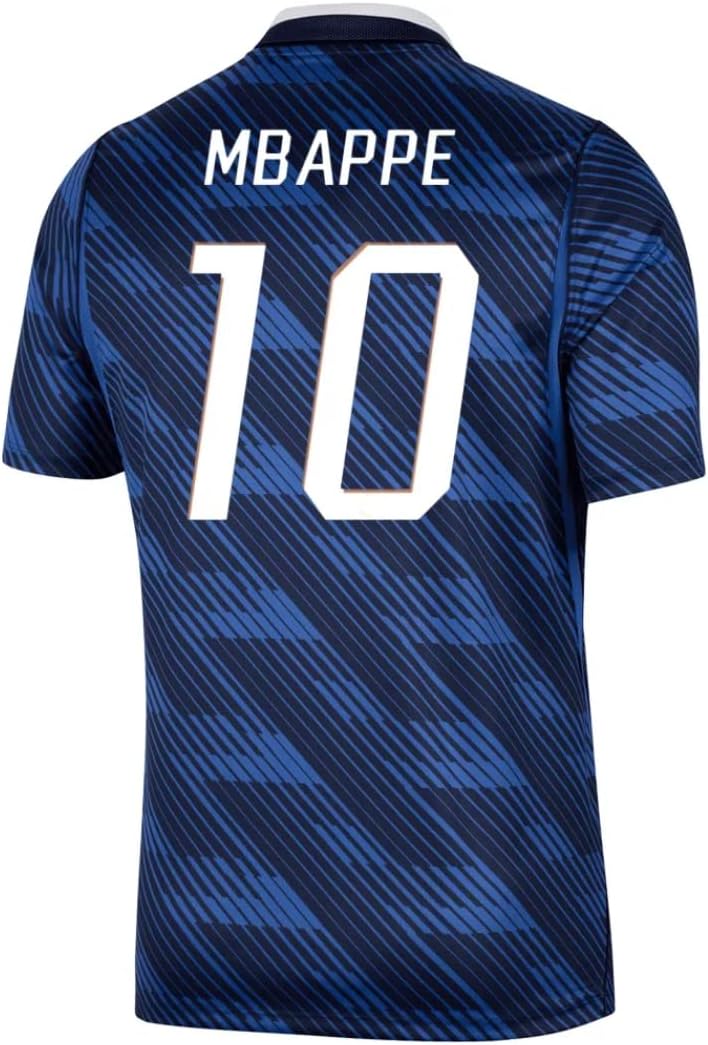 Mbappe France 2026 Home Men’s Soccer Jersey Fan Version Short Sleeve Shirt for Game Day, Training, or Casual Wear