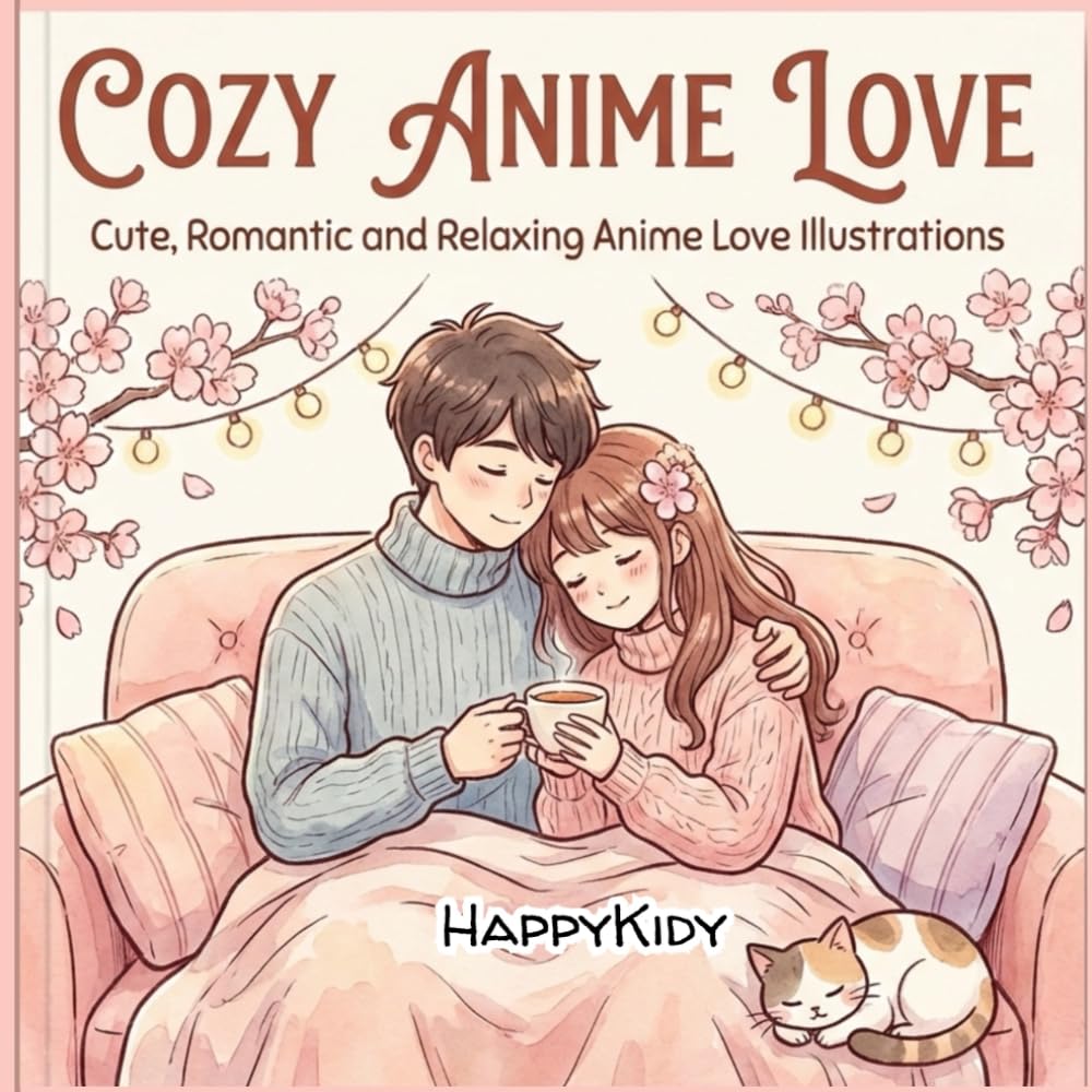 COZY ANIME LOVE: Cute, Romantic and Relaxing Anime Love Illustrations