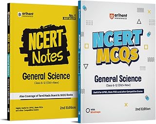 Arihant NCERT Notes and MCQs General Science Book Class 6 to 12 (Old & New) | 2nd Edition,For UPSC, State PSCs, SSC, NDA a... Price In India