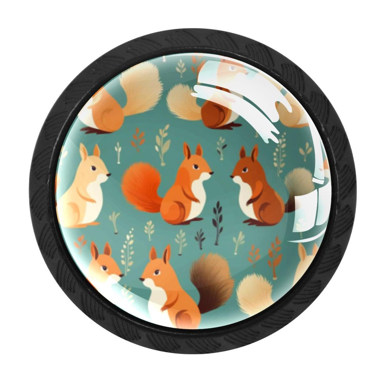 Chenzzzz Multicolored 14 4 Pack Squirrel Kitchen Cabinet Knobs Drawer Knobs Door Dresser Handles For Personalized Gifts Great For Any Occasion