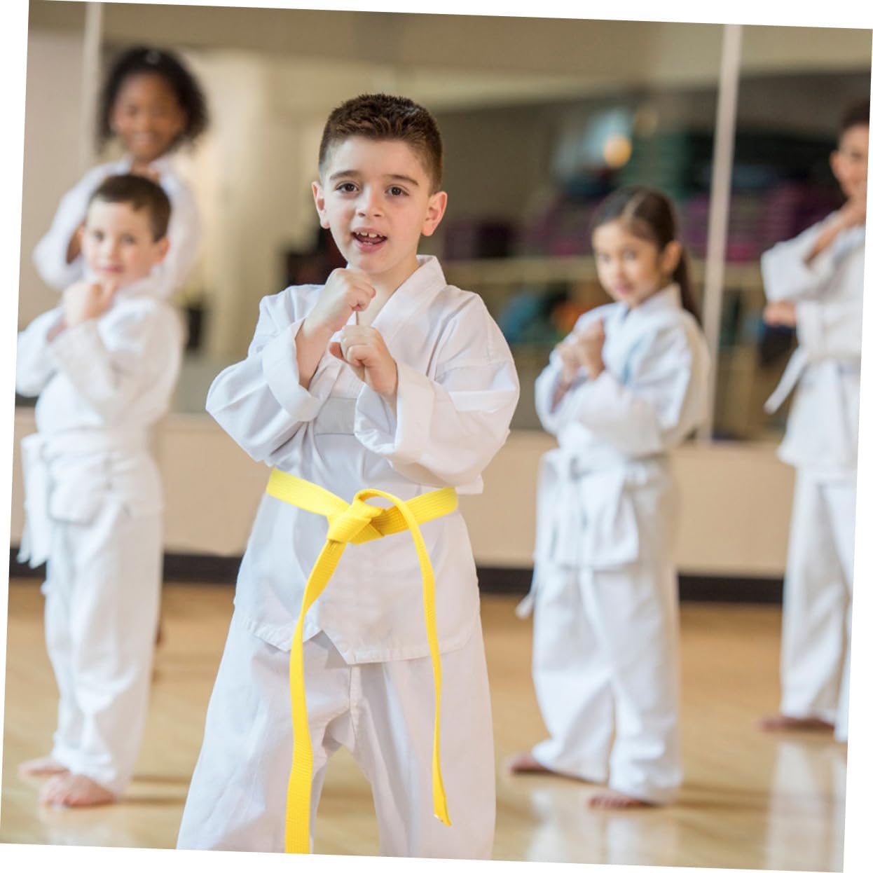 2Pcs Taekwondo Belt Set Multi-Color Martial Arts Waistband Adjustable Size Karate Belt for Boys and Girls Adults Sturdy Cotton Material for Training and Competitions