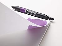 Vista 5 de Winsor & Newton, Papel marcador, a prueba de sangrado, A4, 50 hojas, blanco, 20 libras