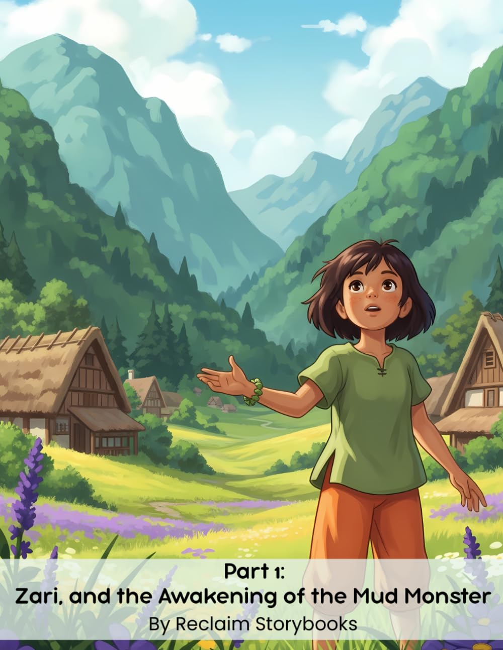 Part 1: Zari, and the Awakening of the Mud Monster: Storybook about - Respect Nature's Balance, with valuable life lessons and moral values (8.5 x 11”) (Zari's Adventure)