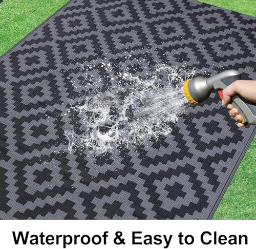 Tapis d'extérieur plastique lavable pour sol de balcon propre