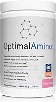 Vista 8 de OptimalAmino La mejor bebida de recuperación antes y después del entrenamiento, suplemento de aminoácidos esenciales de uso del 99%, certificado NSF