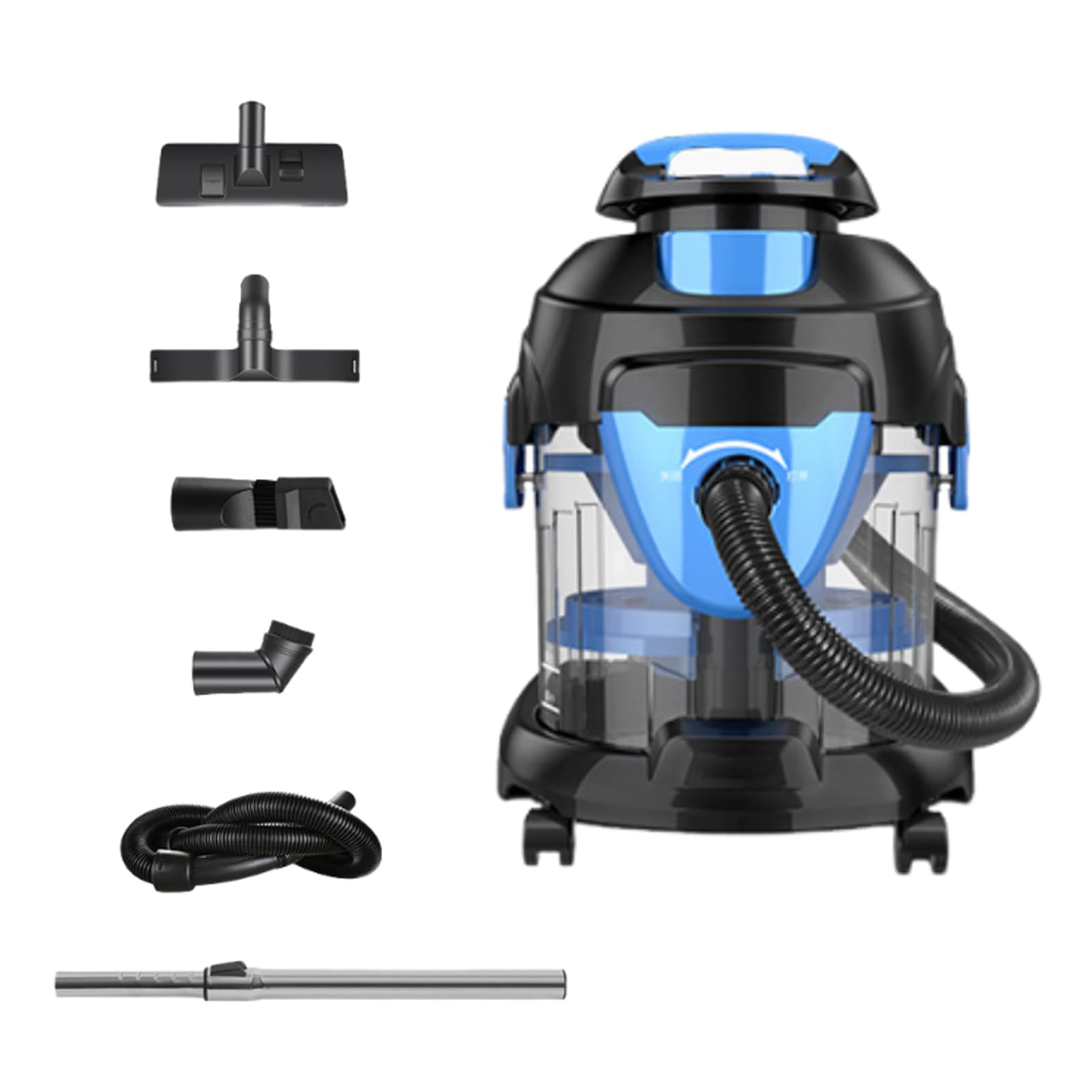 Aspiratore Solidi E Liquidi, 1500W A Cilindro