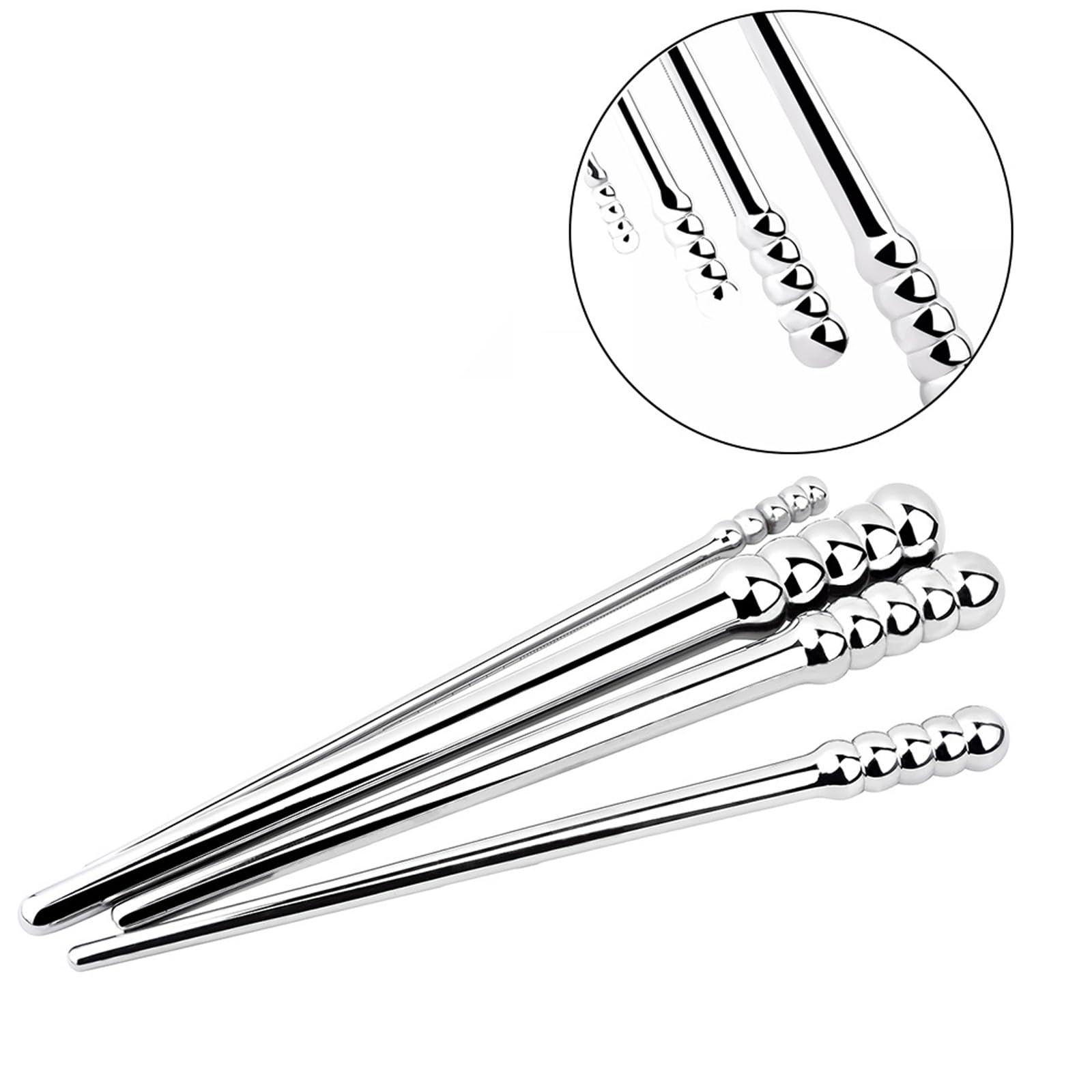 Extra Lang Edelstahl Harnröhren Dilatator Metall Urethral Katheter Sounding Penis Plug Urethral Dilator Harnröhren Stimulation Masturbation Prinzenzepter Sexspielzeug Für Männer