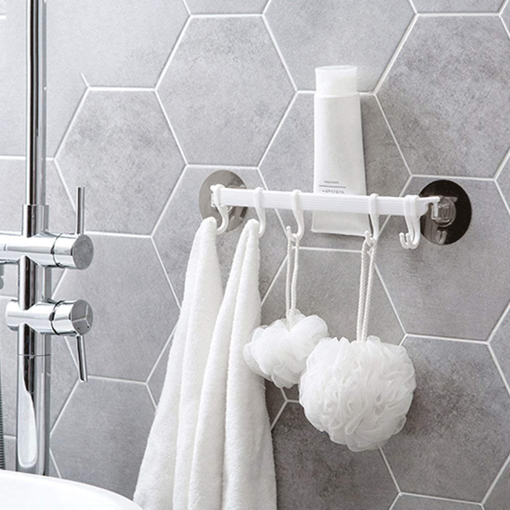 NEECS Les Crochets Autocollants pour Porte-Serviettes de Salle de Bain sont utilisés pour la Salle de Bain, Le Salon, la Cuisine et d'autres Crochets muraux (Couleur : Lot de 3)