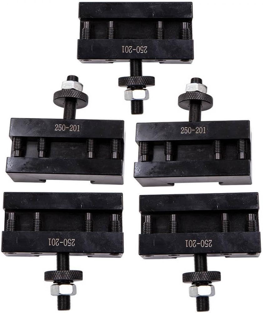 5pcs BXA 1 Quick Change Turning and Facing Tool Post Holder 250-201