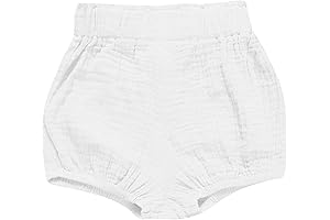 UTTPLL 0-12 Month Diaper Covers Newborn Infant Cotton Linen Baby Bloomers For Toddler Girl Boy
