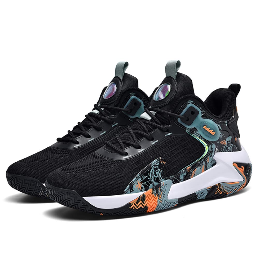 Zapatos de Baloncesto de Alto Rendimiento: Parte Superior de Malla, Suela Ondulada de Color Verde neón, amortiguación Ligera | Entrena y domina en Cualquier cancha