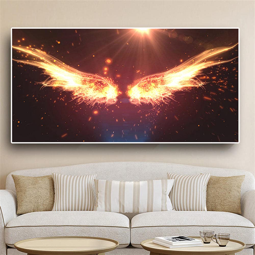 Peinture par numéro diamant anti-stress motif ange géant pour retrouver calme et concentration