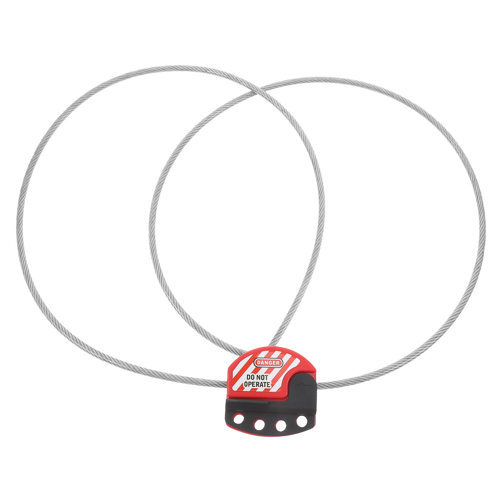 Candado de cable ajustable contra accidentes: bloqueo de seguridad industrial