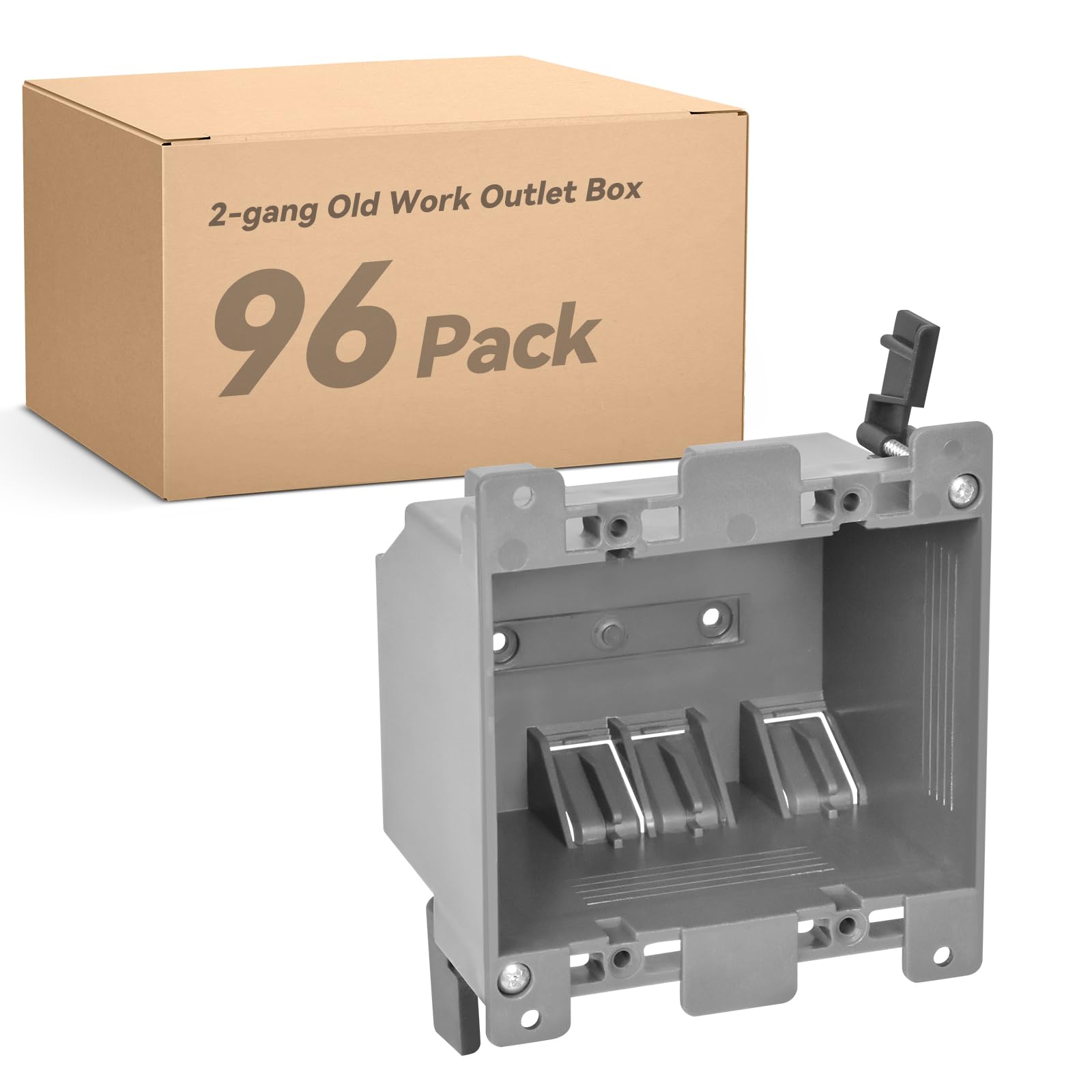 Togalonn Old Work Box 1 Gang, 14 CU. in. Drywall Electrical Box, PVC, UL Listed, 6 Pack — Amazon image 21