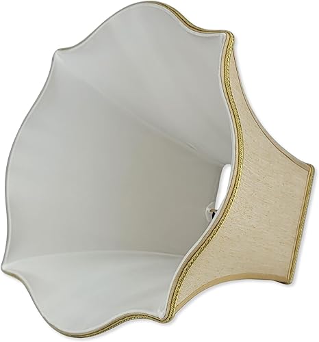 Miniatura 10 de Royal Designs Fancy - Pantalla cuadrada para lámpara, diseño de cáscara de huevo, 5.5 x 12 x 10 pulgadas