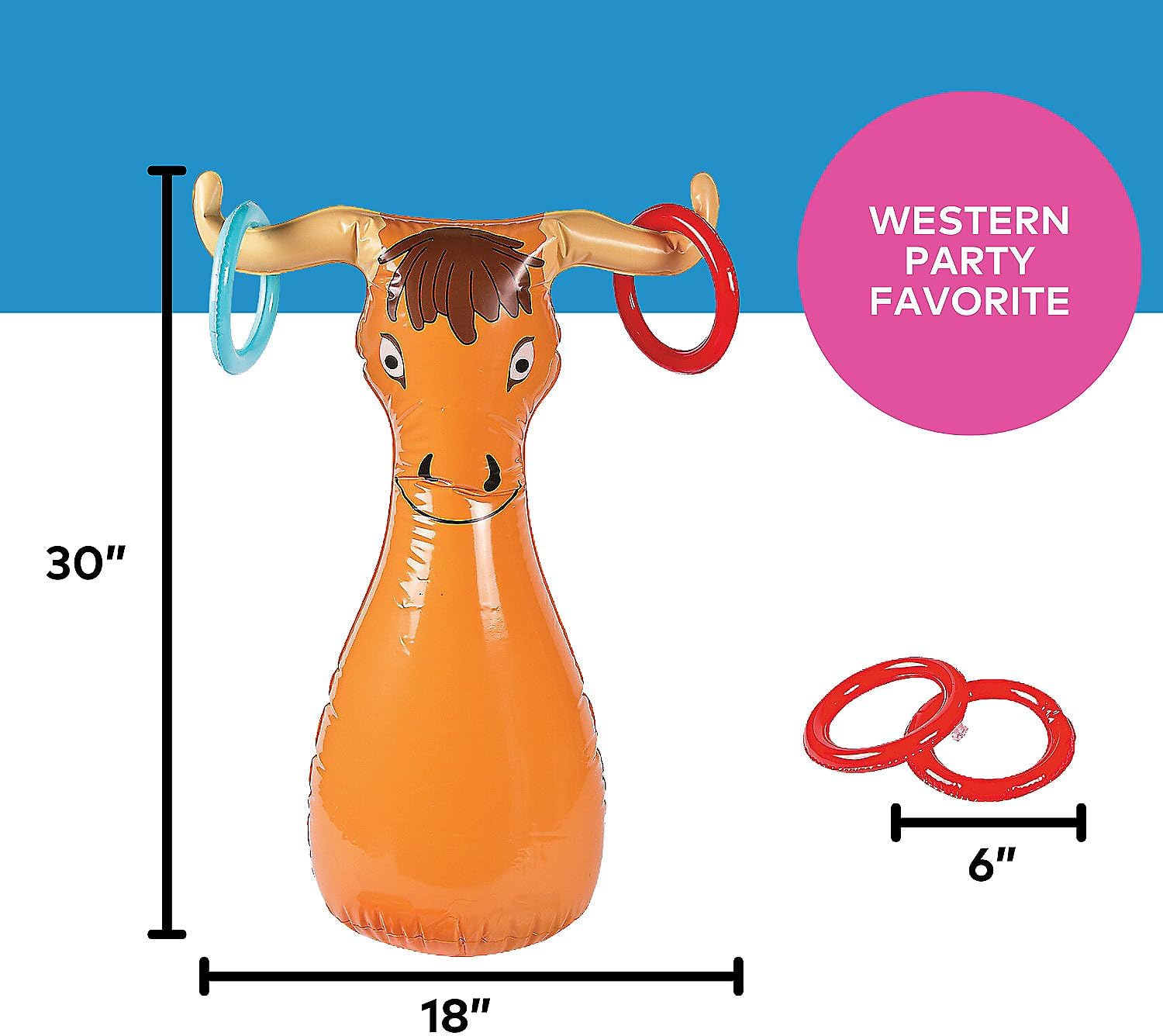 Western Cowboy Party Game Set Steer Ring Toss with Australia Ubuy