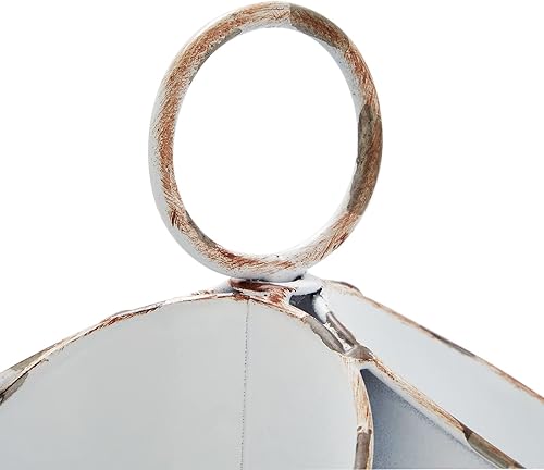 Miniatura 6 de Farmlyn Creek Soporte giratorio para utensilios de cocina para encimera con 3 compartimentos, organizador de cubiertos blanco (6 x 10 pulgadas)