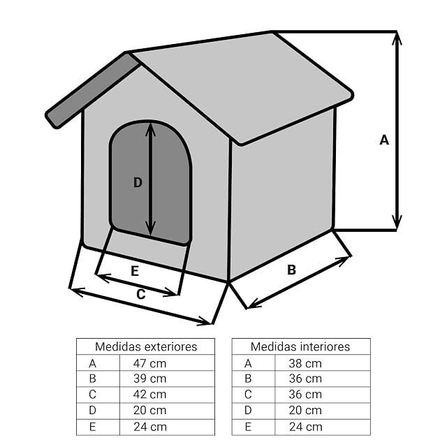 Foto 7 de 7 de Cofan Casita de Tela para Mascotas - Medidas 47 x 39 x 42 cm