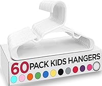Vista 36 de Utopia Home Paquete de 40 perchas para niños, perchas de plástico de 11.5 pulgadas para armario, perchas para ropa y colgador infantil para armario