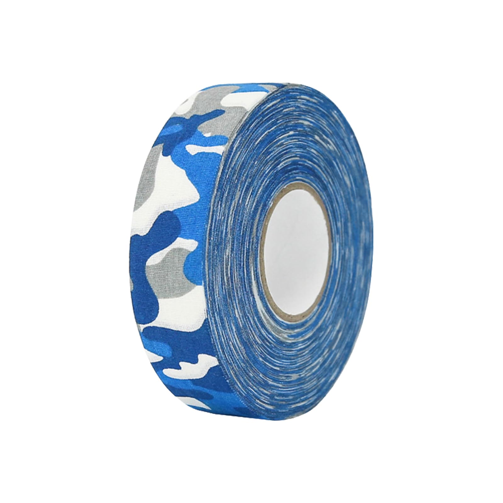 Hockey Stick Tape Roll, 2.5cm*25m Hockey Grip Tape, Non Slip Self-Adhesive Ice Hockey Tapes, Sports Grip Cloth Tape for Hockey Tennis Squash Racket Badminton Grip Golf Pole Fishing Rod (Camouflage)