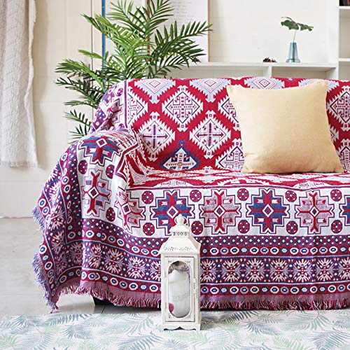 Jeté de canapé réversible 90x240 couverture chaude camping et lit - 3