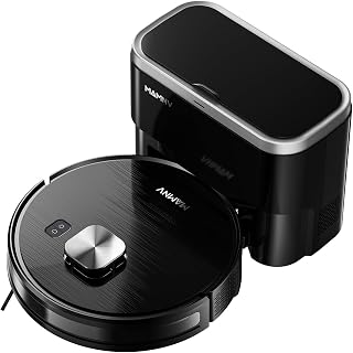 Robot Vacuum and Mop, 11500 Pa Suction, 3-in-1 Robotic Vacuum with Smart LiDAR Navigation, 90 Day Self-Emptying,160 Min Runtime,App/Alexa/Voice Control, Ideal for Pet Hair, Carpet & Hard Floor