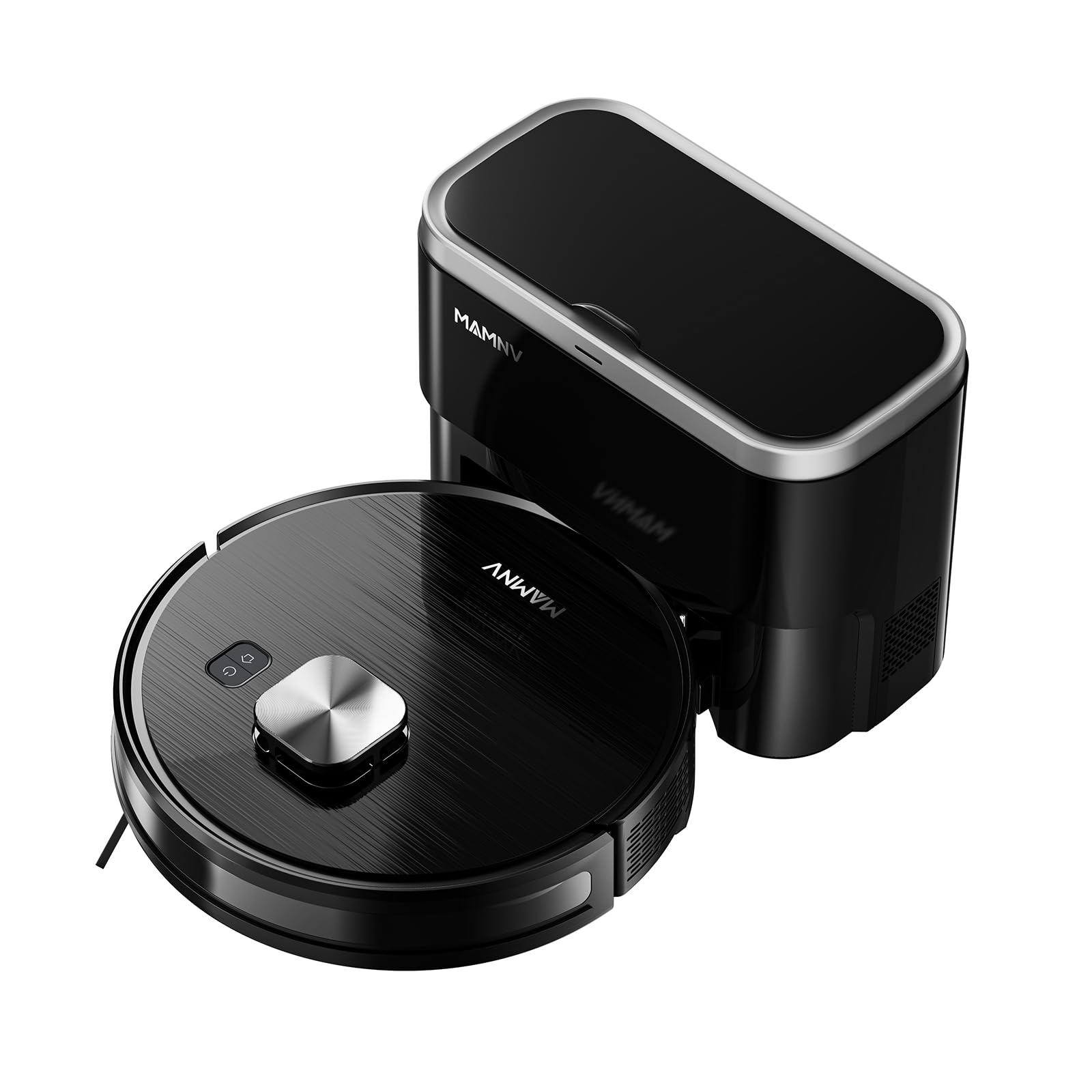 MAMNV Robot Vacuum and Mop, 11500 Pa Suction, 3-in-1 Robotic Vacuum with Smart LiDAR Navigation, 90 Day Self-Emptying,160 Min Runtime,App/Alexa/Voice Control, Ideal for Pet Hair, Carpet & Hard Floor