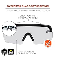 Vista 2 de Ergodyne Skullerz AEGIR - Gafas de seguridad antiarañazos, antivaho y ANSI z87.1