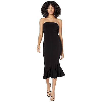 Norma Kamali Strapless Fishtail Dress To Midcalf Women