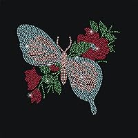 Vista 20 de NBEADS Ancla de diamantes de imitación termoadhesivos para planchar, calcomanía de transferencia de calor, parche de transferencia de calor