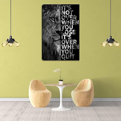 Miniatura 8 de Yetaryy - Posters, cuadros, pinturas en lienzo inspiradoras, arte de pared con citas originales motivadoras para sala de estar, para el baño,