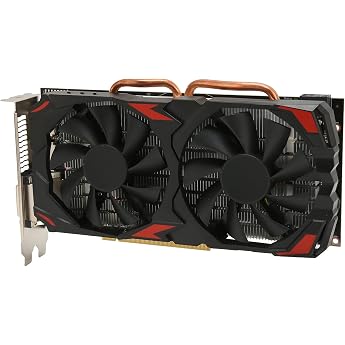 Goshyda RX 580 Gaming Graphics Card 8GB GDDR5 256 Bit PCI Express 3.0x16 Computer GPU PC Graphics Cards with Dual Fan Fan HDMI DP DisplayPort DVI