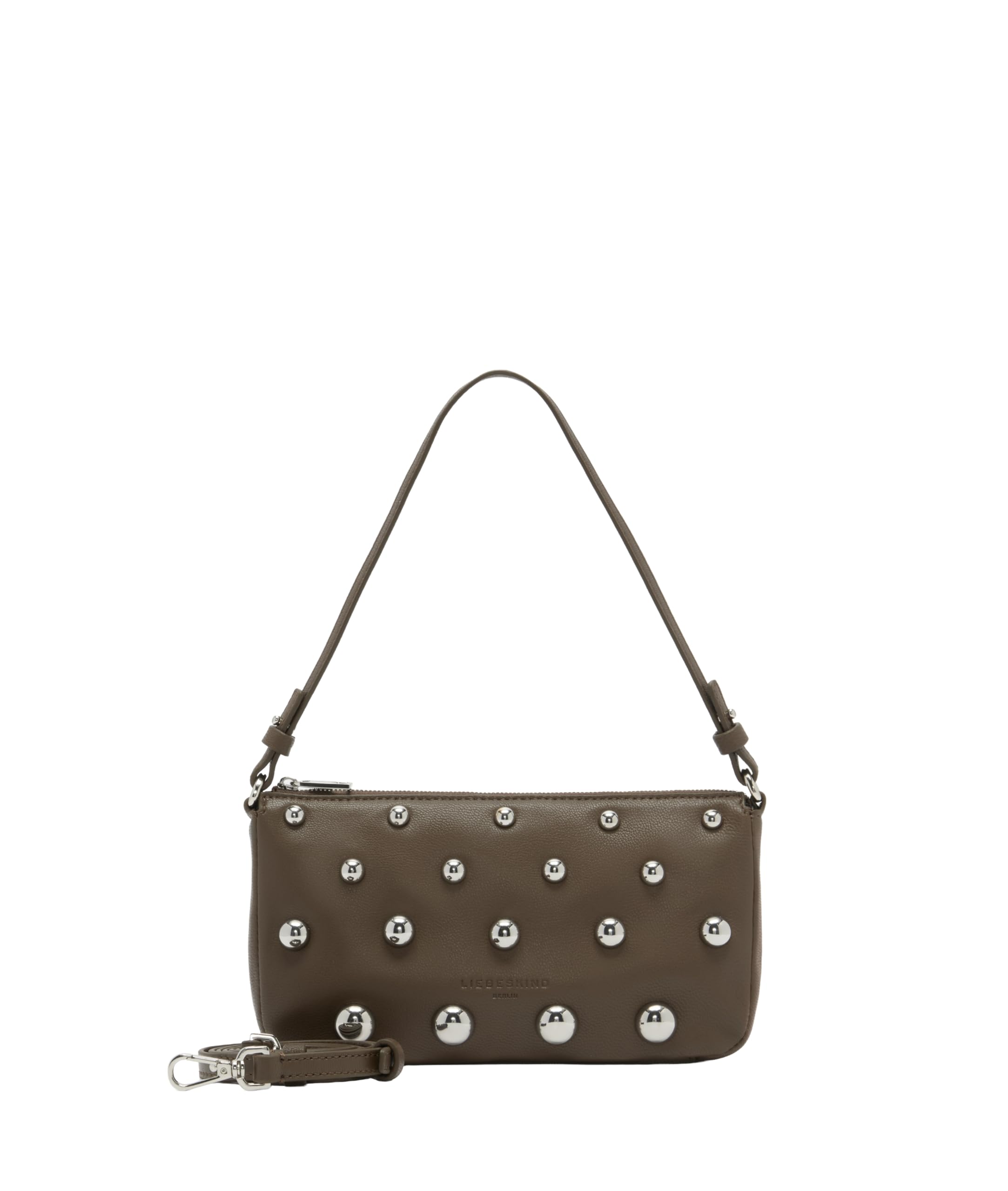 LIEBESKIND BERLIN Cuero bolso de hombro bolso bandolera Crossbody Bag Safari marrón