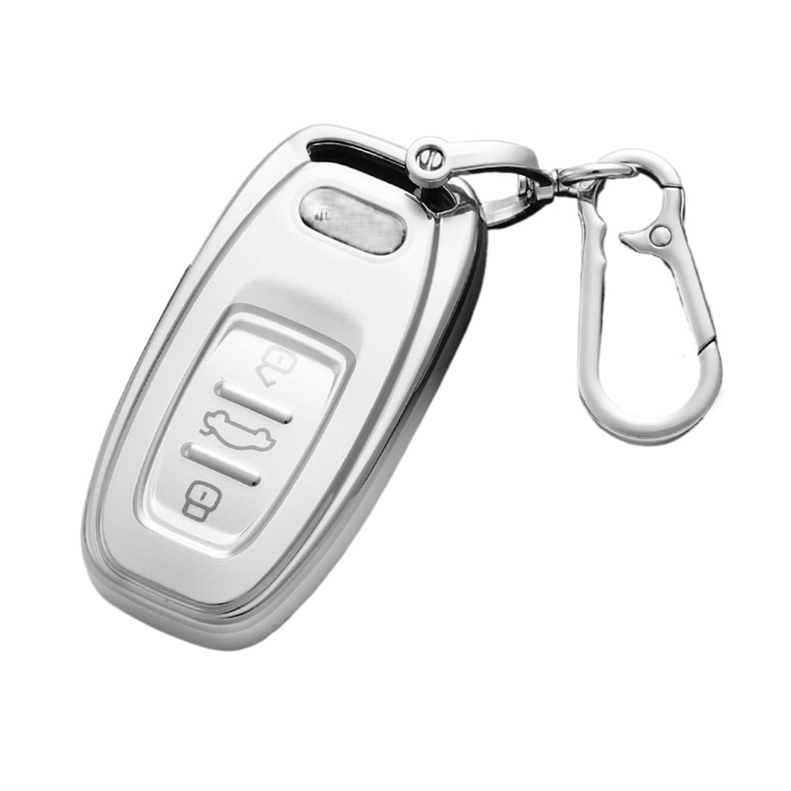 Etui na klucze Powłoka TPU Osłona pilota do Audi A1 A3 A4 A5 A6 Q5 Q7 R8 TT | Ultracienkie etui na klucze z TPU, precyzyjne wycięcia, pełna ochrona, łatwy montaż zatrzaskowy(Type6)