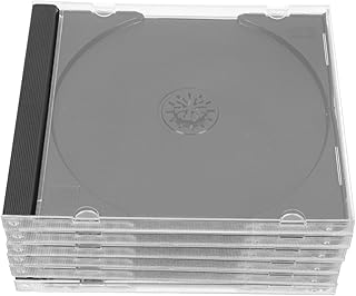 LIFKOME 6 Pçs Caixa De Disco De CD Recipiente De Plástico Transparente Cds Transparentes Caixas De CD Caixas Em Branco Caixa De Disco De Plástico Caixa De Armazenamento Caixa Protetora De