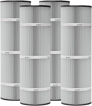 Excel Replacement Pool Filters for Jandy CL460, CV460, and CL340 | Replaces R0554600, PJAN115, C-7468, and FC-0810 Cartridges | XLS-705 4PACK Filters