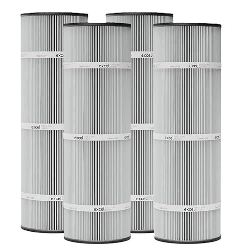 XLS-722 Paquete de 4 filtros de repuesto para Hayward C4020, C4025, C4030. También reemplaza Hayward CX880XRE, Pleatco PA106, Unicel C-7488, Filbur