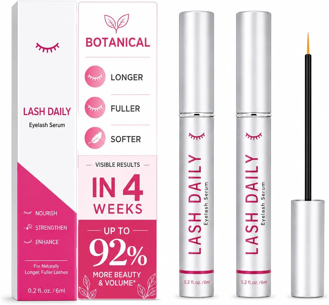 Lash Serum for Eyelash Growth 2 Pack Rapid Lash Eyelash Growth Serum