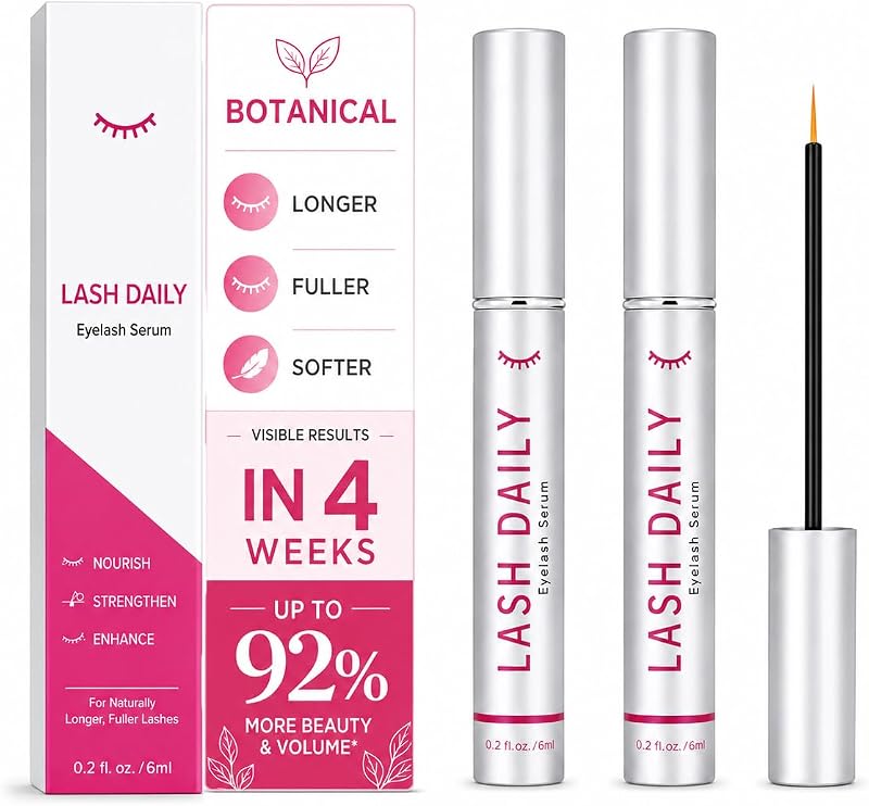 Lash Serum for Eyelash Growth 2 Pack Rapid Lash Eyelash Growth Serum